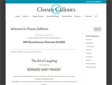 Tablet Screenshot of chasengalleries.com